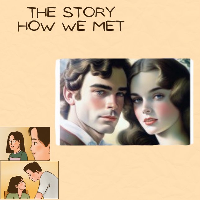 Love Couple Vintage Poster (Créateur téléchargé)