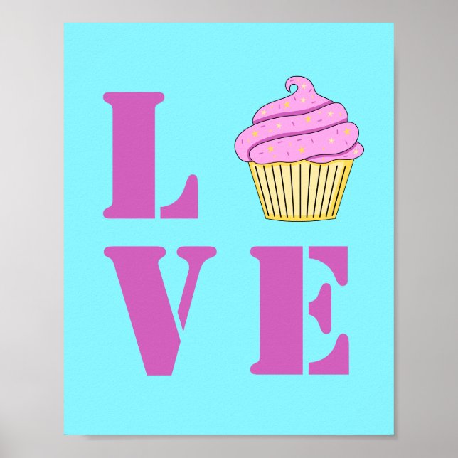 Love Cupcake Poster (Devant)