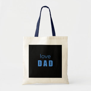 Love Dad Baby Boy tote bag