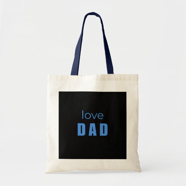 Love Dad Baby Boy tote bag (Devant)
