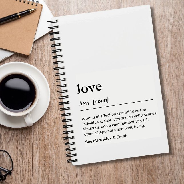 Love Definition Mariage Journal moderne (Créateur téléchargé)