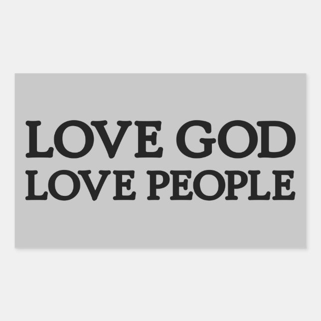 LOVE DIOD - LOVE PEOPLE - Stickers chrétiens (Devant)
