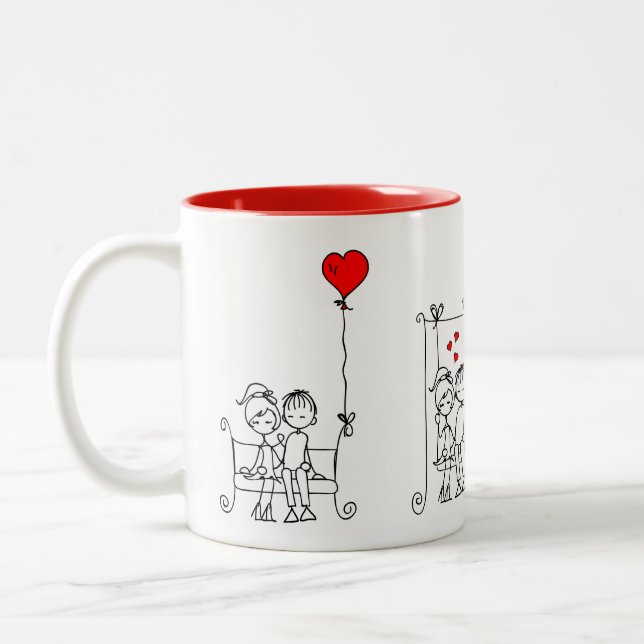 Love Doodle 1 de 3 Mug (Gauche)