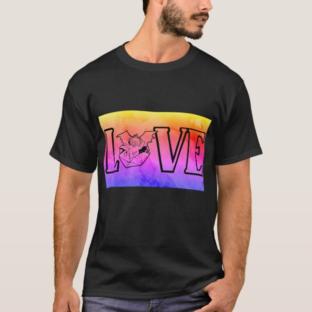 LOVE Draxolotyl Hatching Bella Tshirt en toile (Devant)