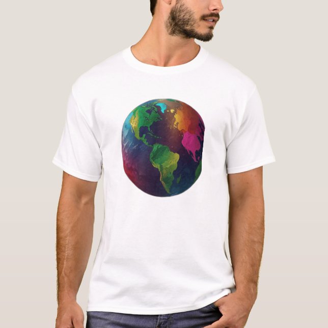 Love Earth More - T-shirt écologique (Devant)