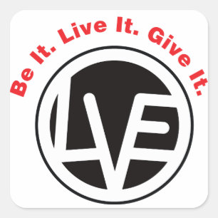 Love Emblem Stickers Noir