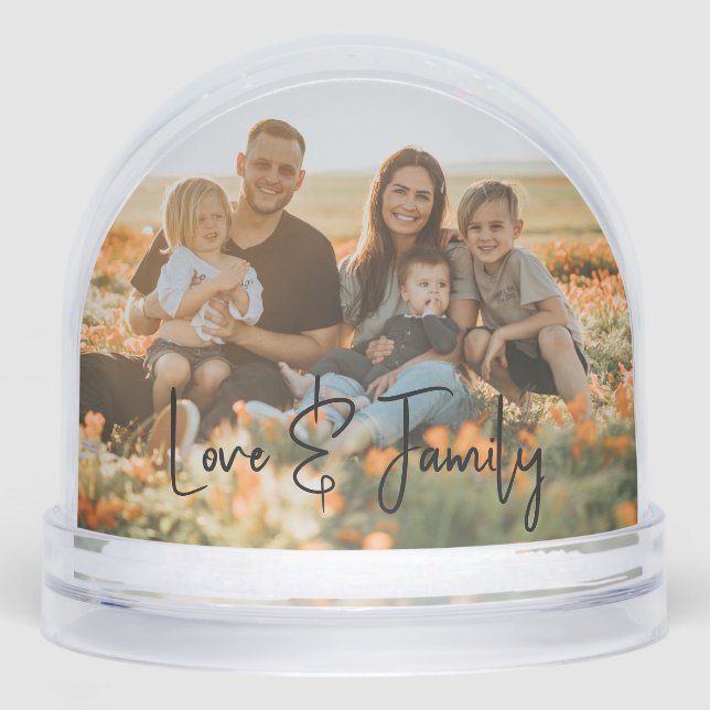Love & Family Simple Modern Photo Template Custom (Avant)