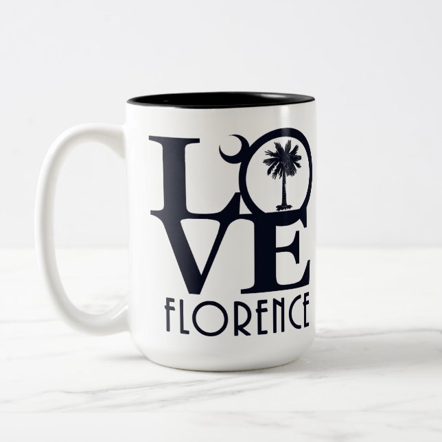 LOVE Florence SC 15oz Café Mug (Gauche)