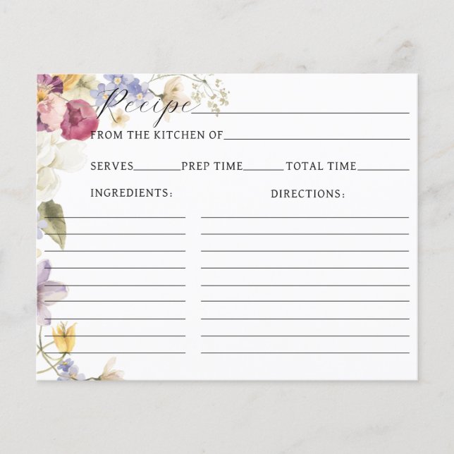 Love florom Fleur sauvage Rustic Fête des mariées  (Devant)