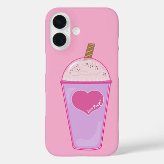 Love Frappe iPhone 16 Coque