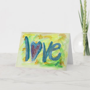 Love Fresh Spring Greeting Card ou Cartes de Notes
