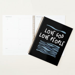 Love God Love People - Citation chrétienne sincère