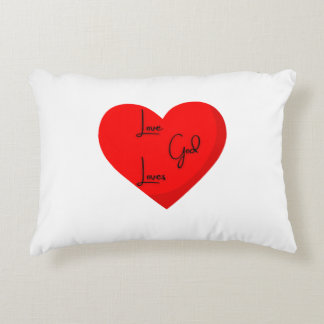 Love God Loves Coussin décoratif