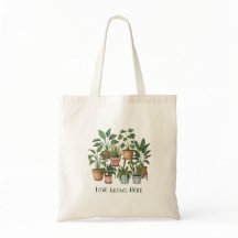 Love Grosses ici Sac fourre-tout, Amants Plantes,