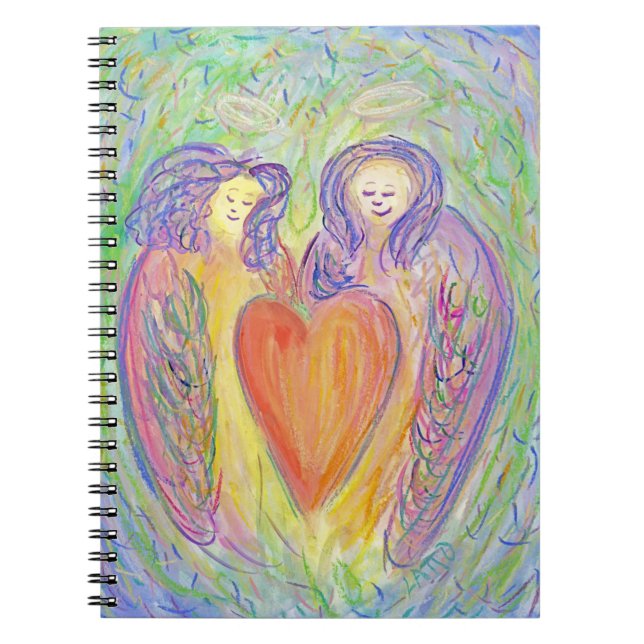Love Guardian Angel Heart Art Journal Carnet (Devant)