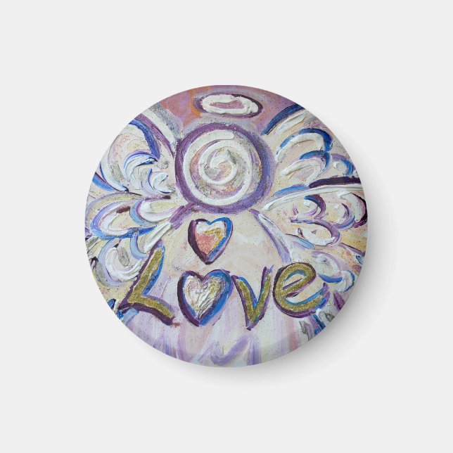 Love Guardian Angel Word Magnets personnalisés (Devant)