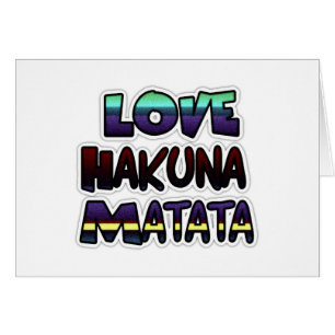 Love Hakuna Matata Cadfts