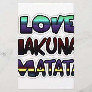 Love Hakuna Matata Cadfts