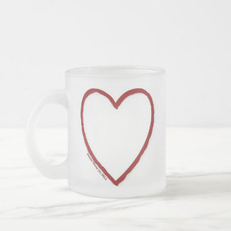 Love & Hate Glass Modèle de Mug