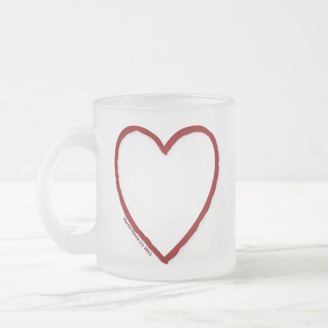 Love & Hate Glass Modèle de Mug (Gauche)