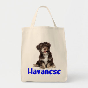 Love Havanese Puppy Dog Sac fourre-tout