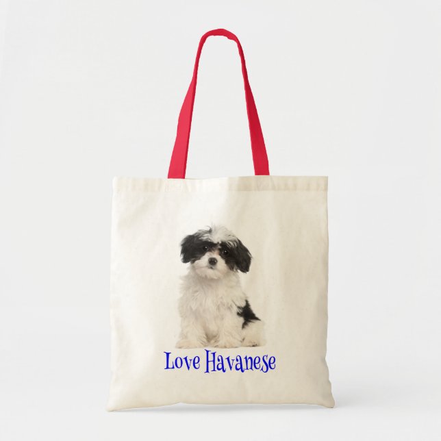 Love Havanese Puppy Dog Sac fourre-tout (Devant)