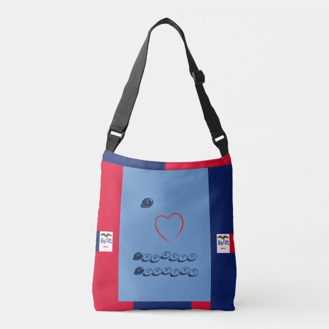 Love Hawkeye Country (Moyen) Sac de carrosserie (Devant)