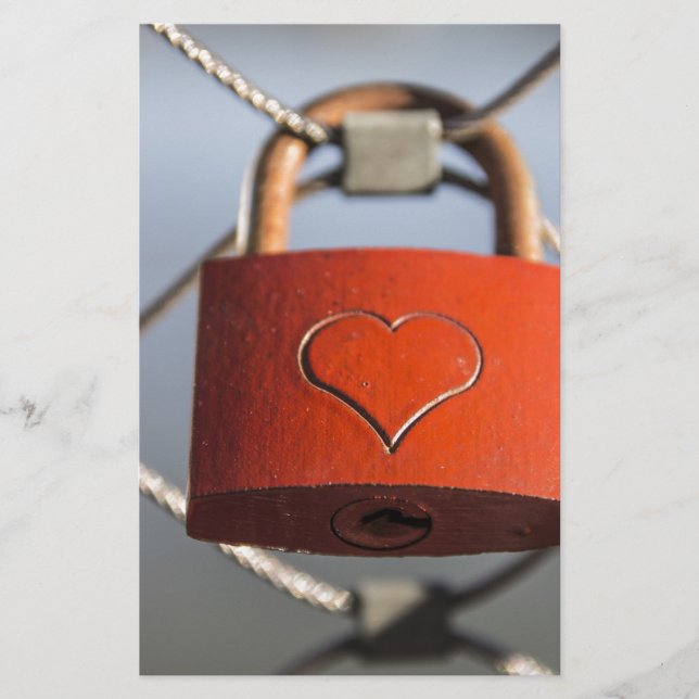 Love Heart Padlock (Devant)
