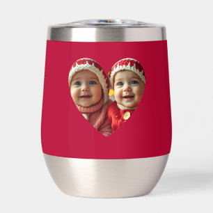 Love Heart Photo Bouteille d'eau