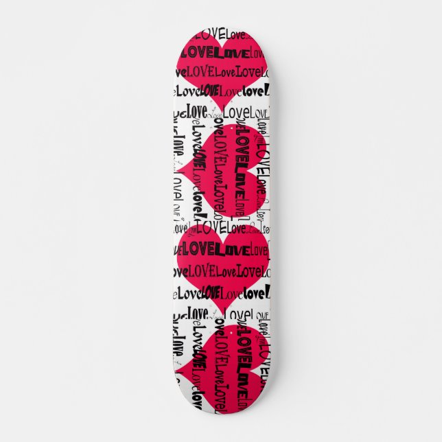 Love Heart Skateboard (Devant)