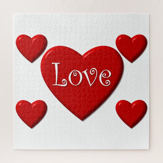 Love Hearts Jigsaw Puzzle (Vertical)