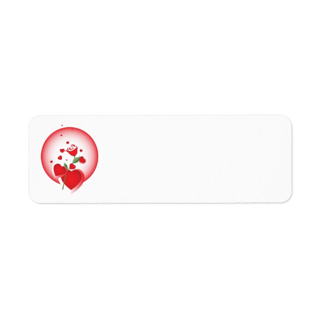 Love Hearts Round 23431661 ÉTIQUETTE (Devant)
