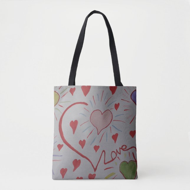 Love Hearts Sac fourre-tout (Devant)