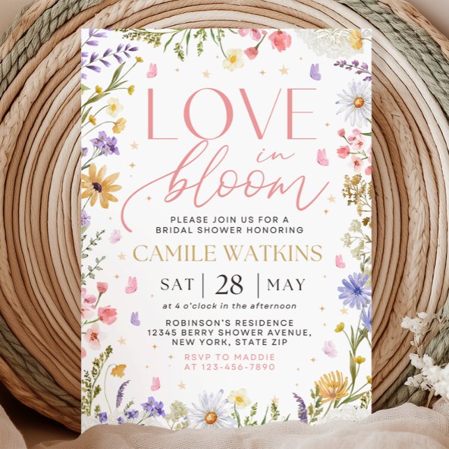 Love in Bloom Bridal Shower Invitation (Créateur téléchargé)