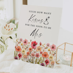 Love In Bloom Fête des mariées Baisers Jeu Signe