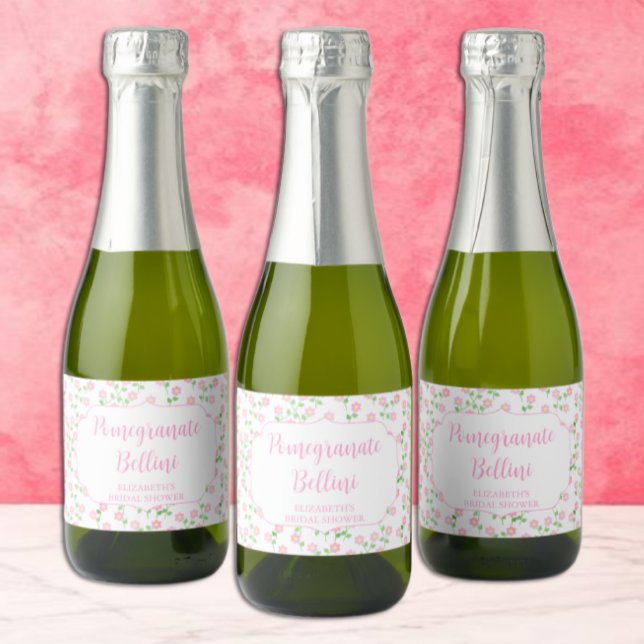 Love Is In Bloom Étiquette de boisson signature fl (Créateur téléchargé)