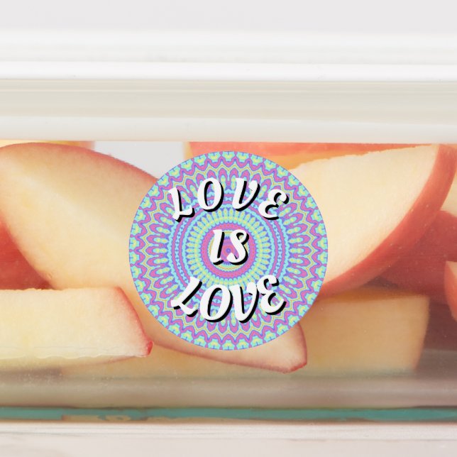 Love Is Love Étiquettes de Fierté (Apposé)