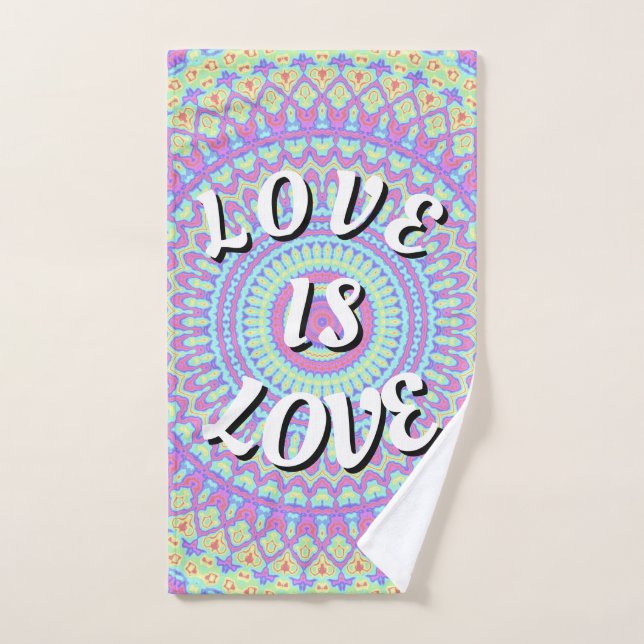 Love Is Love Fierté (Serviette à main)