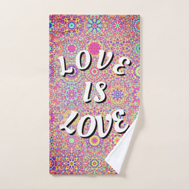 Love Is Love Fierté (Serviette à main)