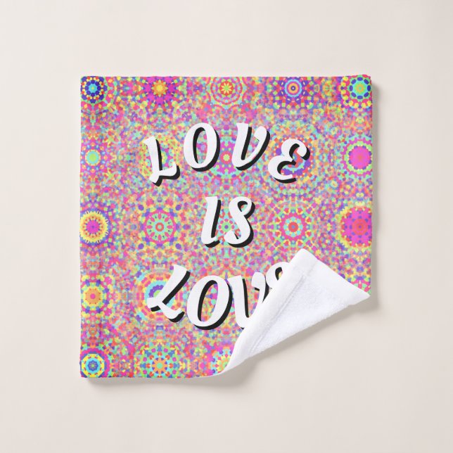 Love Is Love Fierté (Gant de toilette)