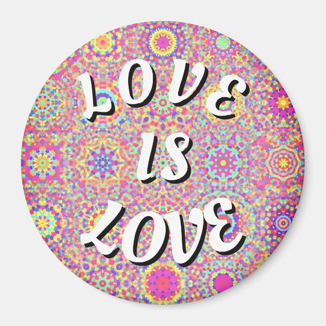Love Is Love Fierté Magnet (Devant)