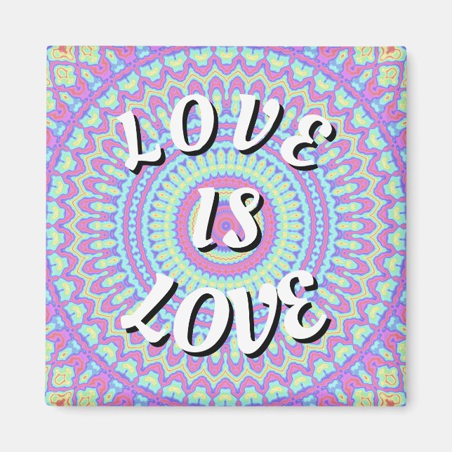 Love Is Love Fierté Magnet (Devant)