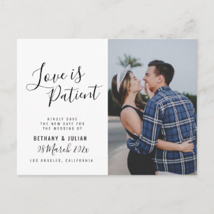 LOVE IS PATIENT, script photo changer la carte de