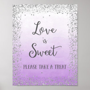 Love is Sweet Mariage Poster Imprimer
