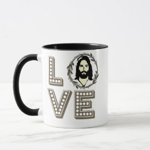 Love Jesus Coffee Mug, Religieux Christian Mug