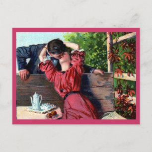 Love Kiss Valentine carte postale