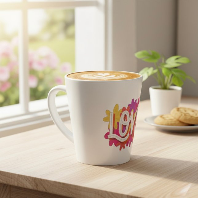 LOVE Latte Mug (Créateur téléchargé)