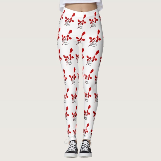 Love Leggings Roses (Devant)