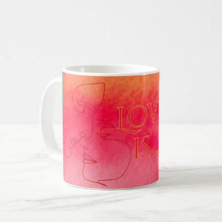 Love Line Mug - Unbreak Couple Art