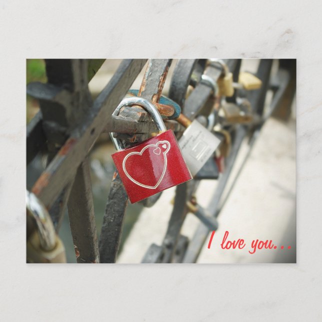 Love Lock - Carte postale (Devant)